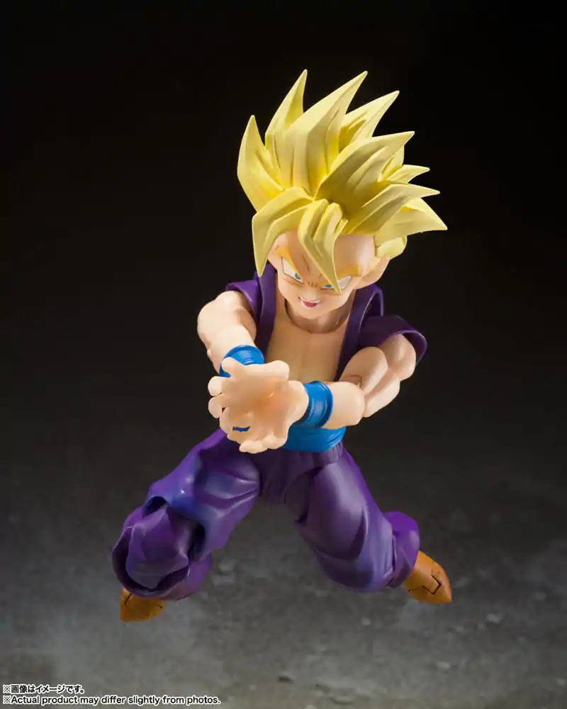 Figurină Acțiune Dragon Ball Z S.H. Figuarts Super Saiyan Son Gohan - The Warrior Who Surpassed Goku 11 cm poza produsului