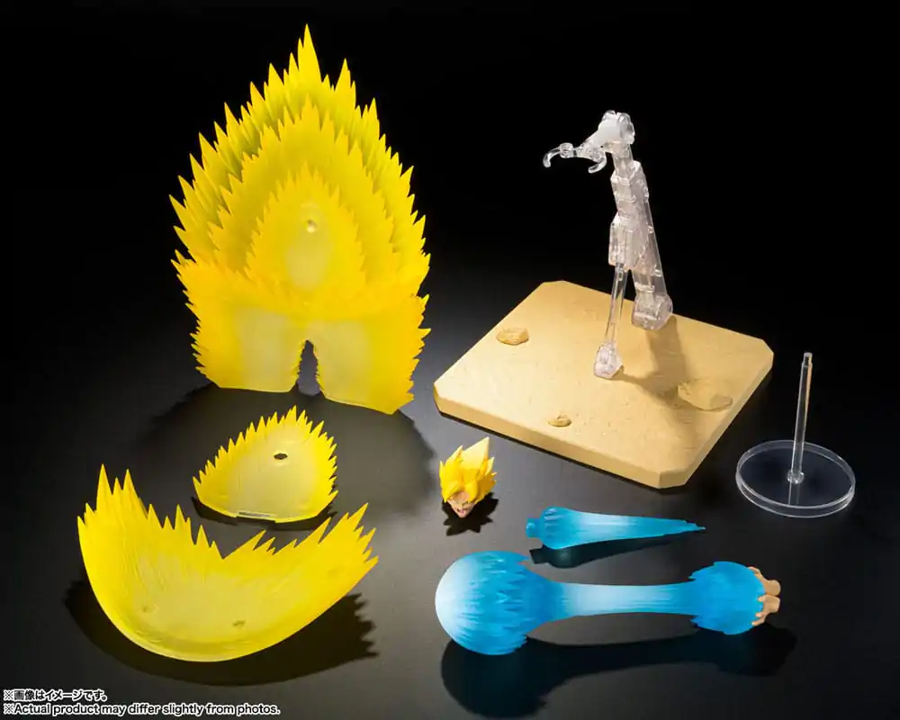 Dragon Ball Z S.H. Figuarts Accesorii Set Părți Efect Teleport Kamehameha ale lui Son Goku poza produsului