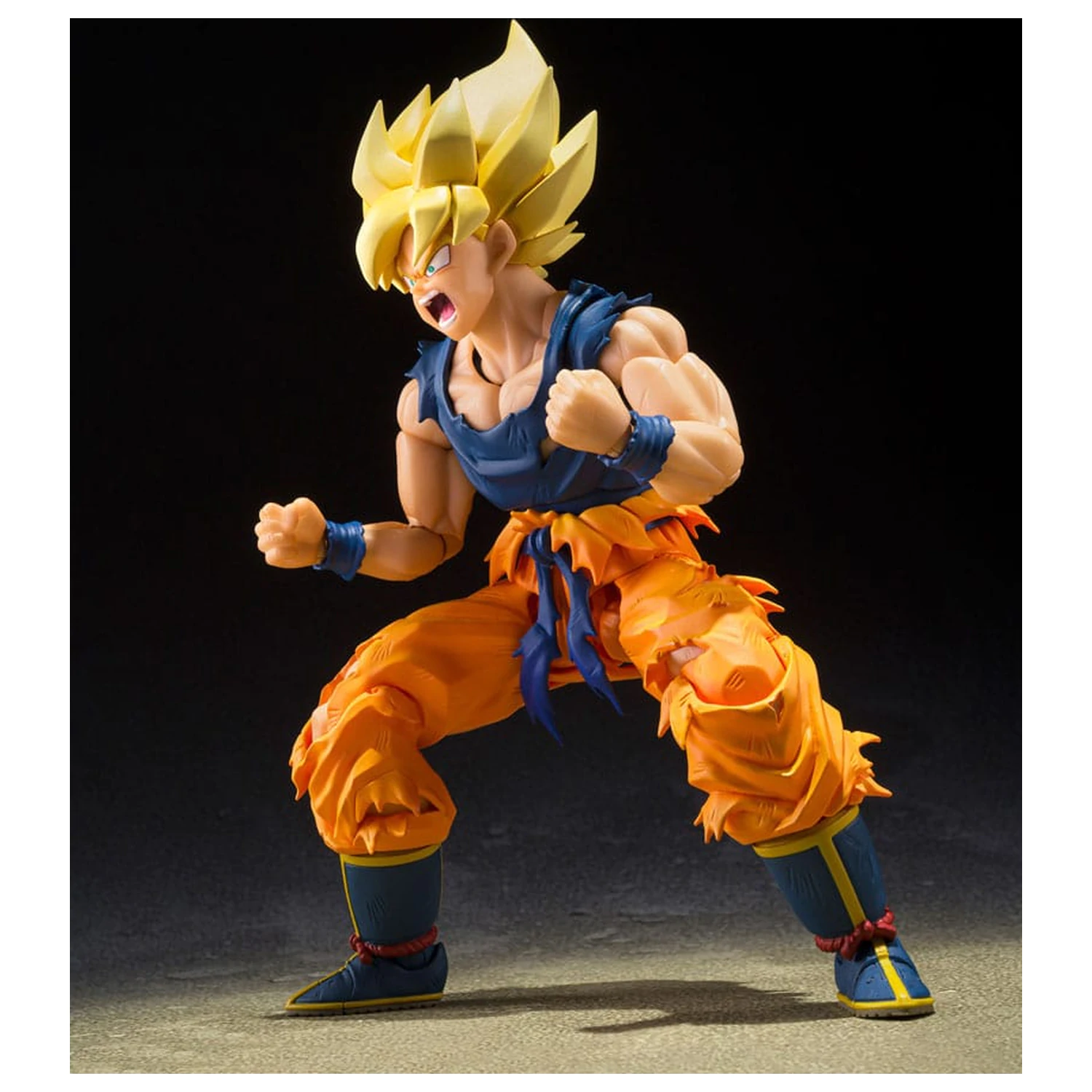 Dragon Ball Z S.H.Figuarts Figurina de actiune Super Saiyan Son Goku (Fighter of Rage) 14 cm poza produsului