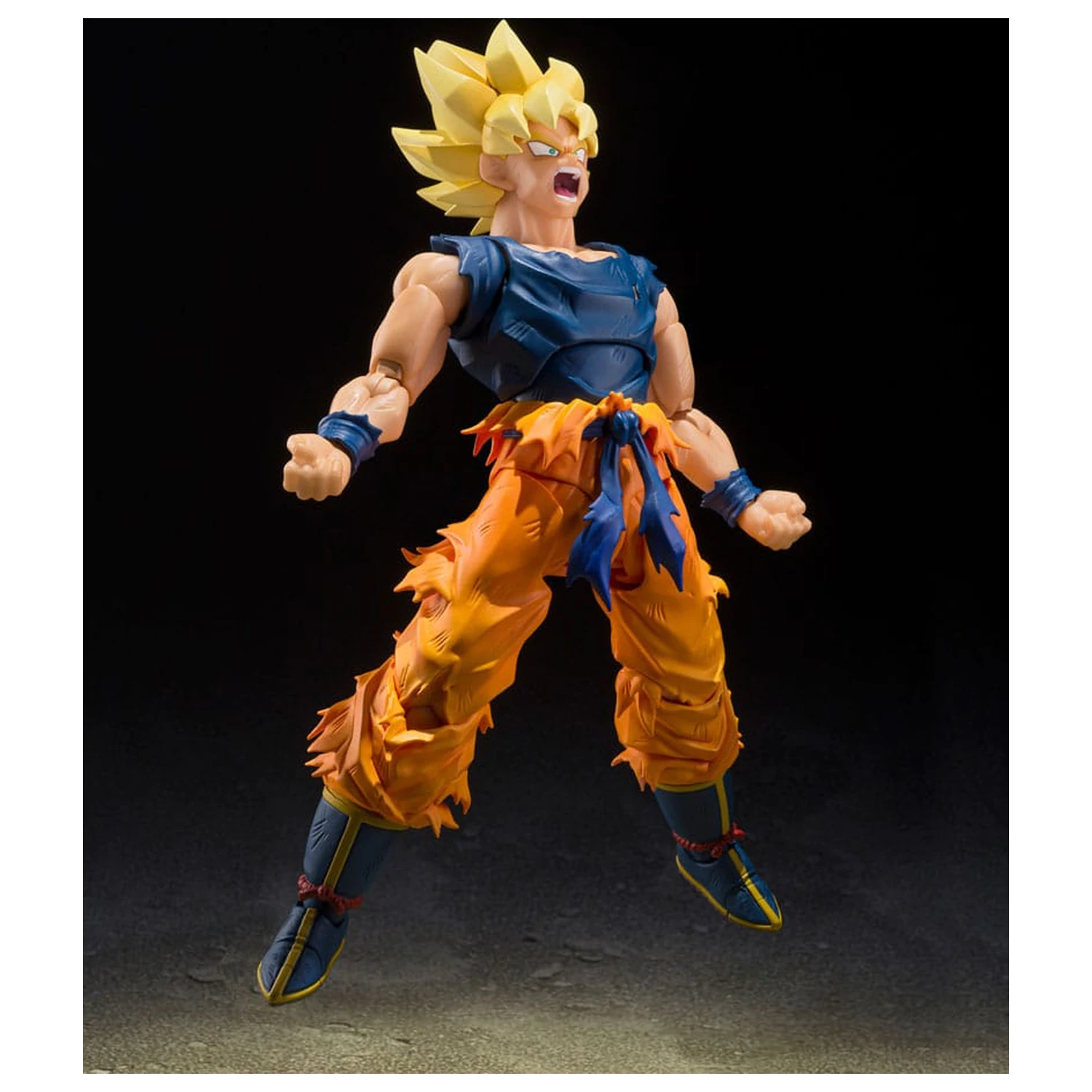 Dragon Ball Z S.H.Figuarts Figurina de actiune Super Saiyan Son Goku (Fighter of Rage) 14 cm poza produsului