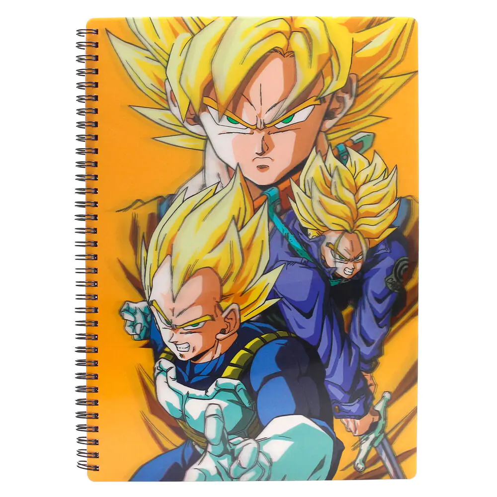 Dragon Ball Z Saiyans caiet A4 poza produsului