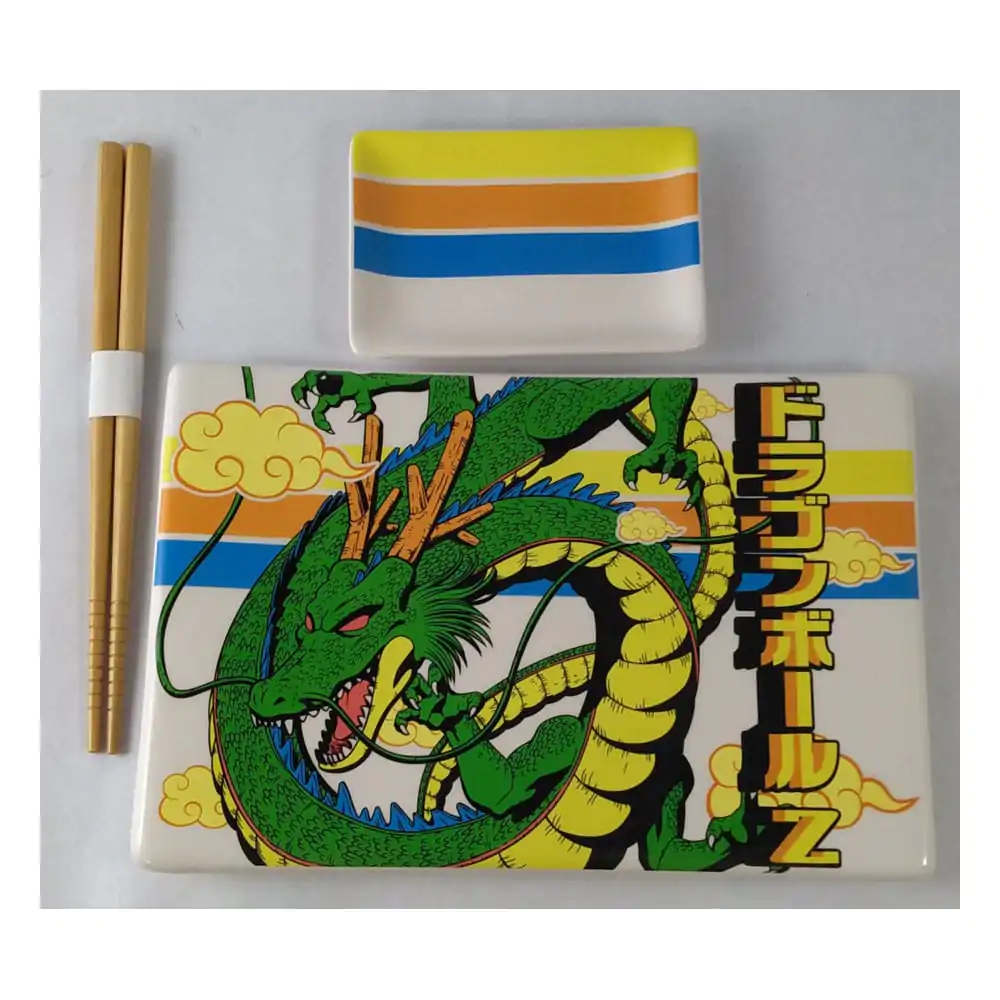 Set de sushi ceramic Dragon Ball Z cu bețișoare Shenron poza produsului