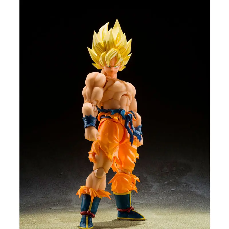 Dragon Ball Z S.H. Figuarts Figura de actiune Super Saiyan Son Goku - Legendary Super Saiyan - 14 cm poza produsului