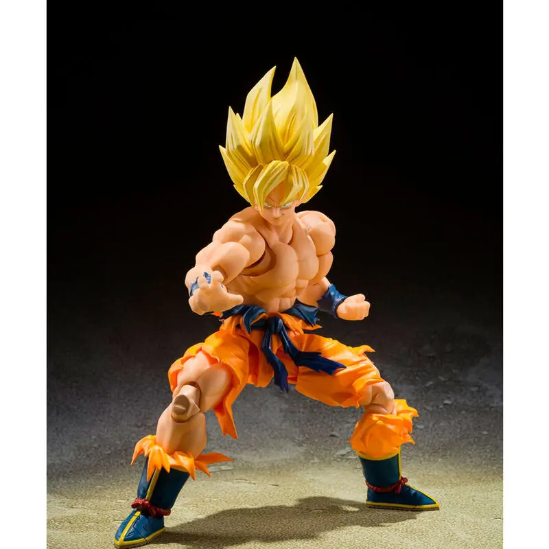 Dragon Ball Z S.H. Figuarts Figura de actiune Super Saiyan Son Goku - Legendary Super Saiyan - 14 cm poza produsului
