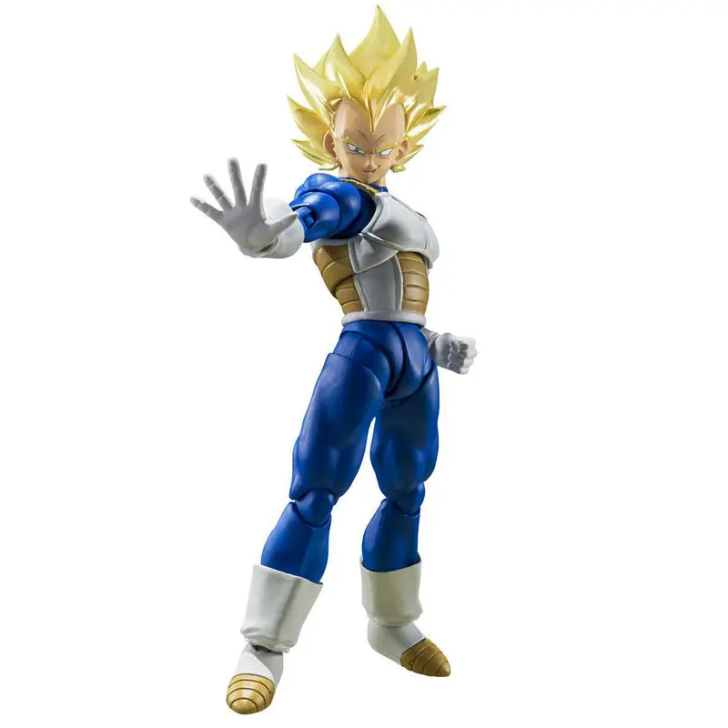 Figurină de acțiune Dragon Ball Z S.H. Figuarts Super Saiyan Vegeta (Awakened Super Saiyan Blood) 14 cm poza produsului