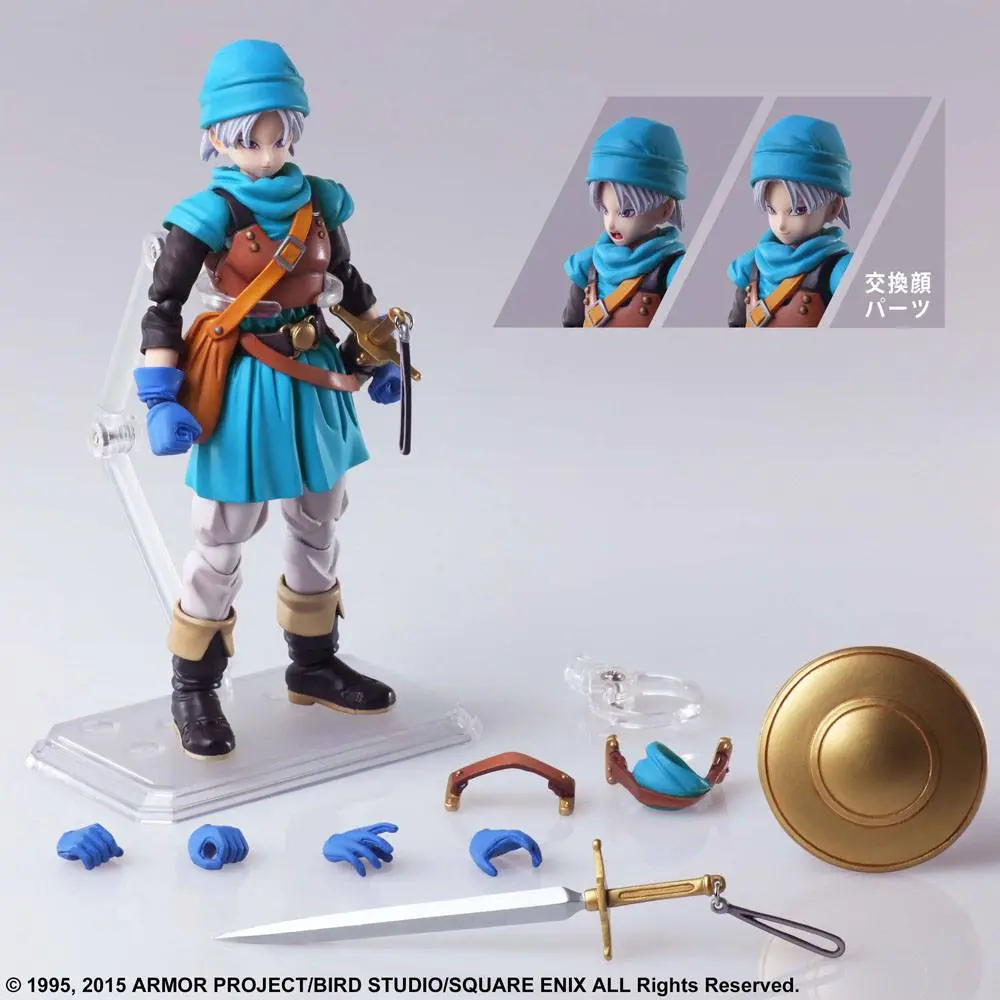 Figurina de actiune Dragon Quest VI Realms of Revelation Bring Arts Terry 13 cm poza produsului