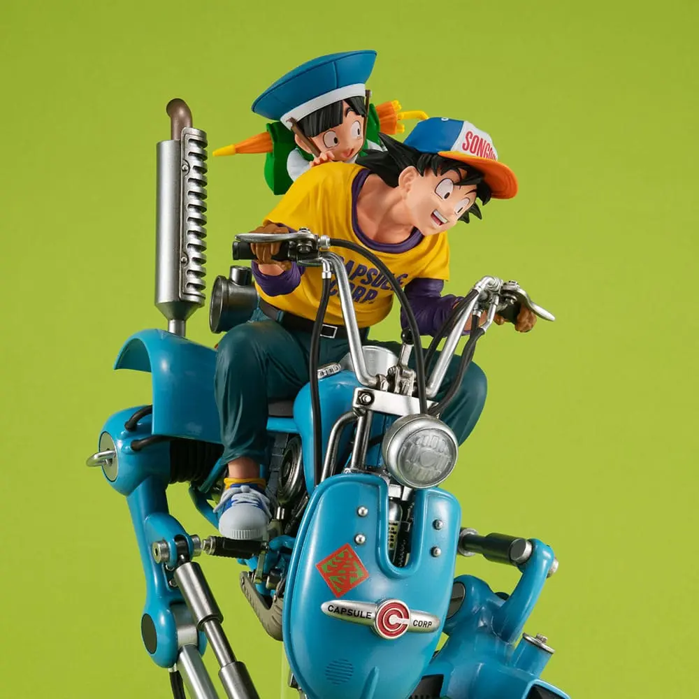Dragonball Z Diorama Son Goku & Son Gohan & Robot with two legs de 20 cm din PVC (Real McCoy EX) pentru birou poza produsului