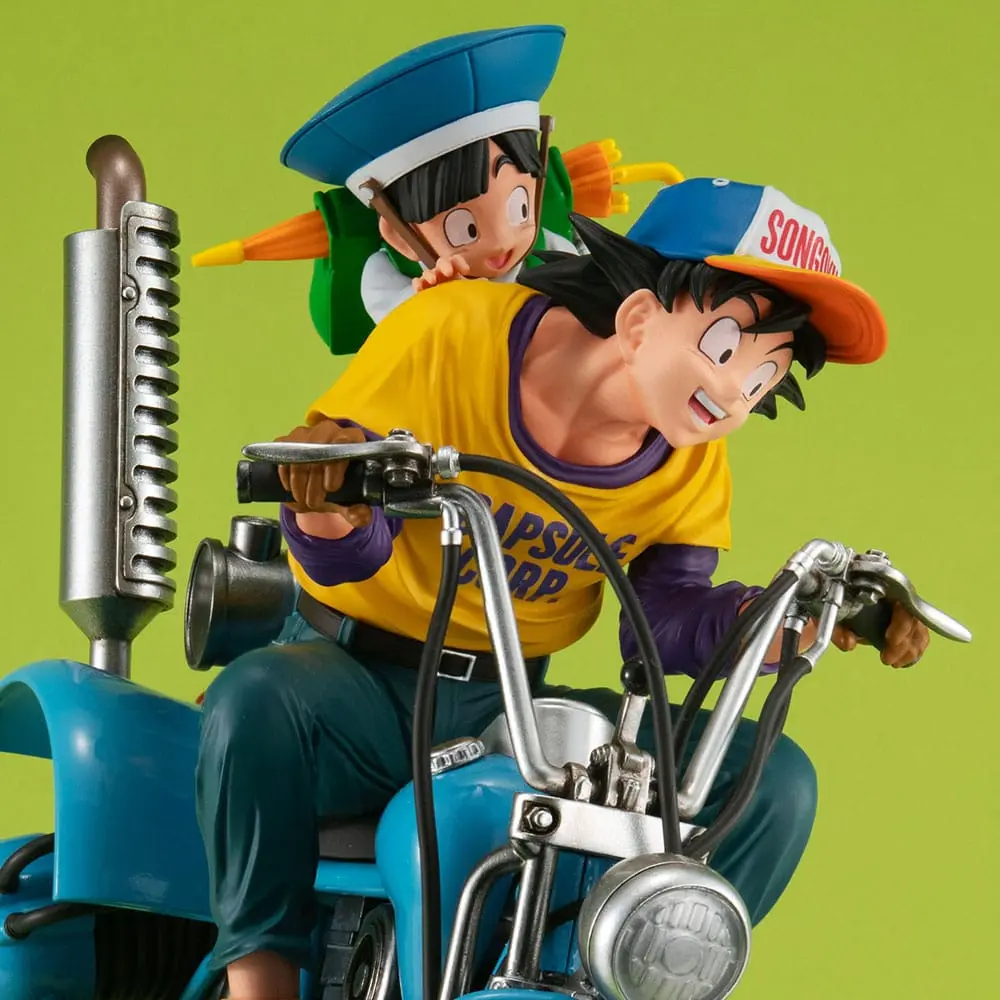 Dragonball Z Diorama Son Goku & Son Gohan & Robot with two legs de 20 cm din PVC (Real McCoy EX) pentru birou poza produsului