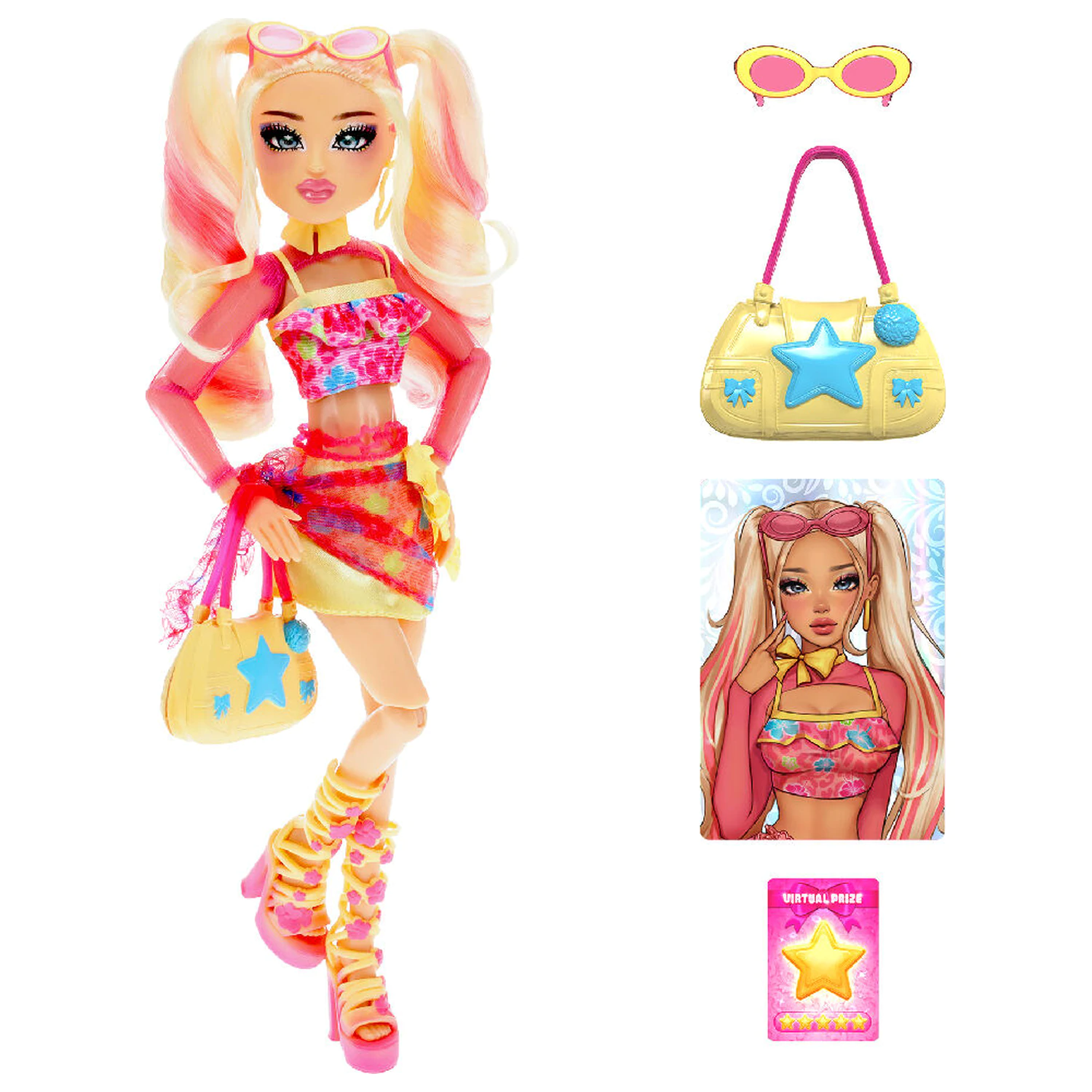 Dress to Impress Fashion Doll Bubble Gum Gal papusa poza produsului