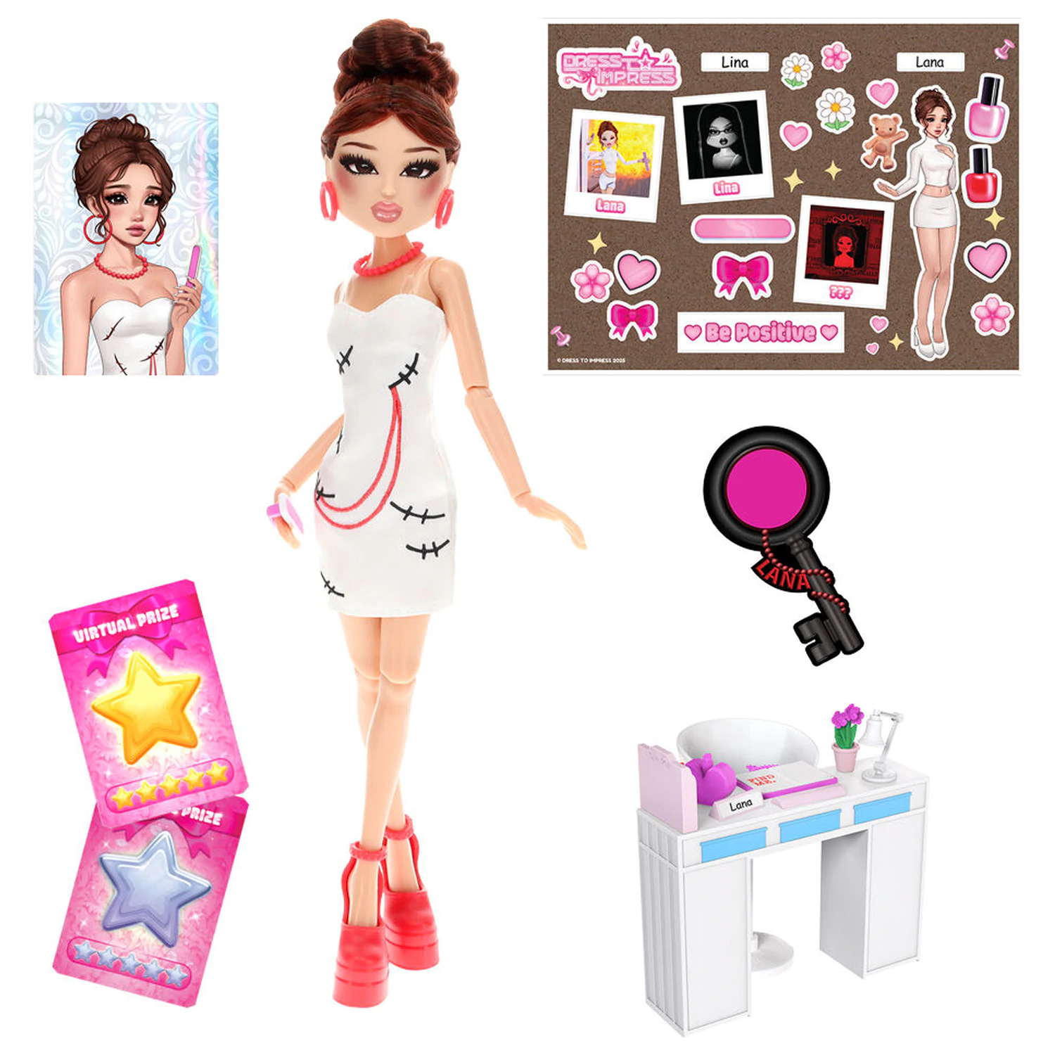 Dress to Impress Fashion Papusa Lana set poza produsului