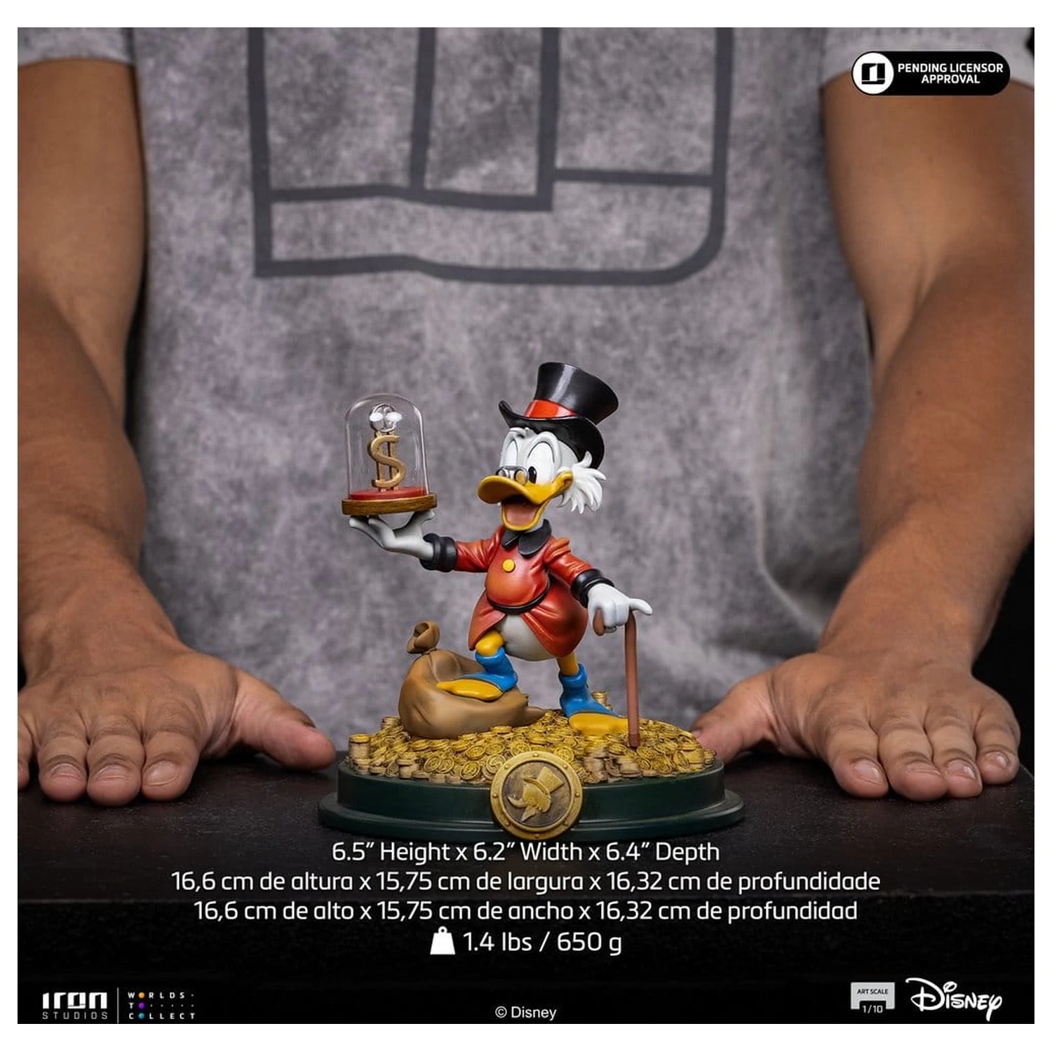 Duck Tales Art Scale Statuie 1/10 Uncle Scrooge McDuck 17 cm poza produsului