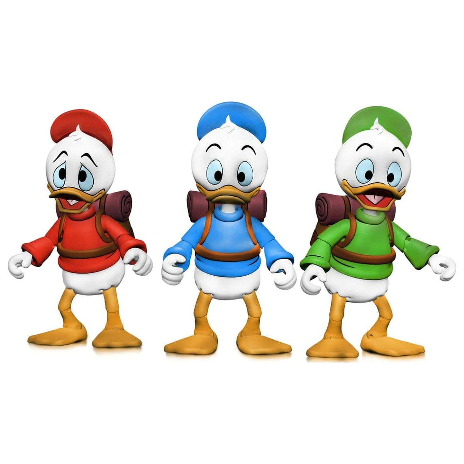 DuckTales Ultimate Action Figures 3-Pack Huey, Dewey, and Louie 18 cm poza produsului