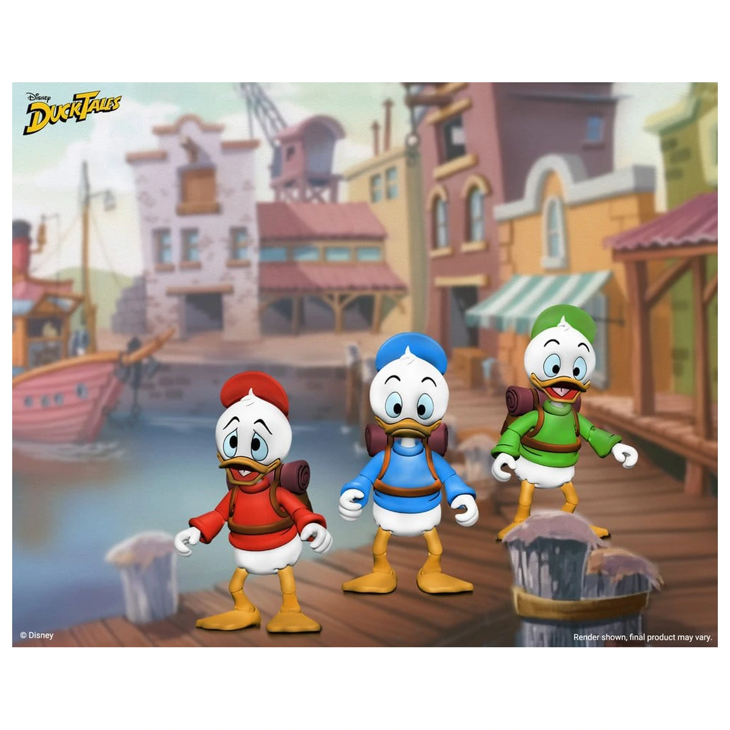 DuckTales Ultimate Action Figures 3-Pack Huey, Dewey, and Louie 18 cm poza produsului