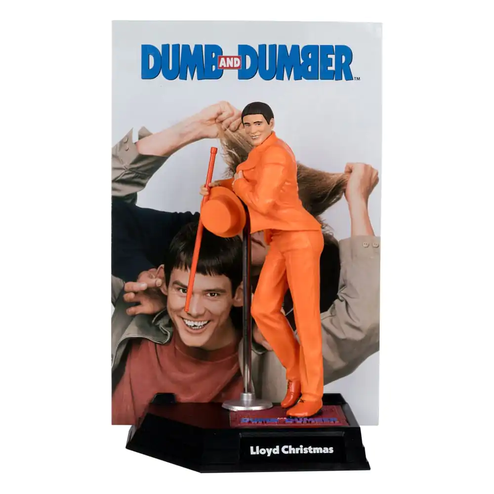 Statuie PVC Dumb and Dumber Movie Maniacs Lloyd Christmas (Gold Label) 15 cm poza produsului