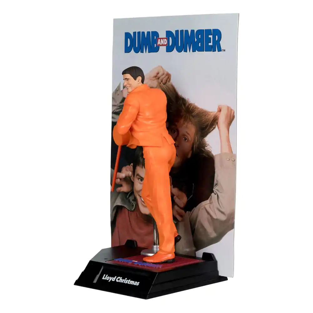 Statuie PVC Dumb and Dumber Movie Maniacs Lloyd Christmas (Gold Label) 15 cm poza produsului