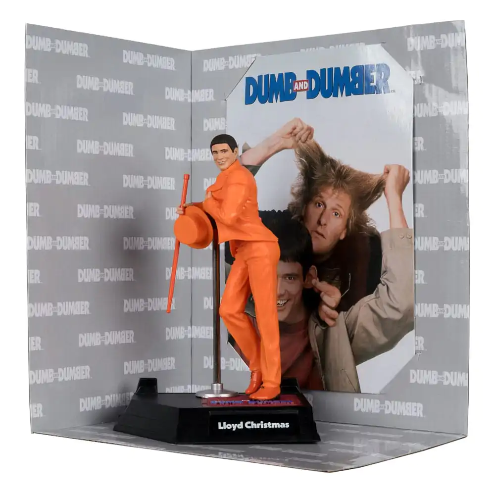 Statuie PVC Dumb and Dumber Movie Maniacs Lloyd Christmas (Gold Label) 15 cm poza produsului