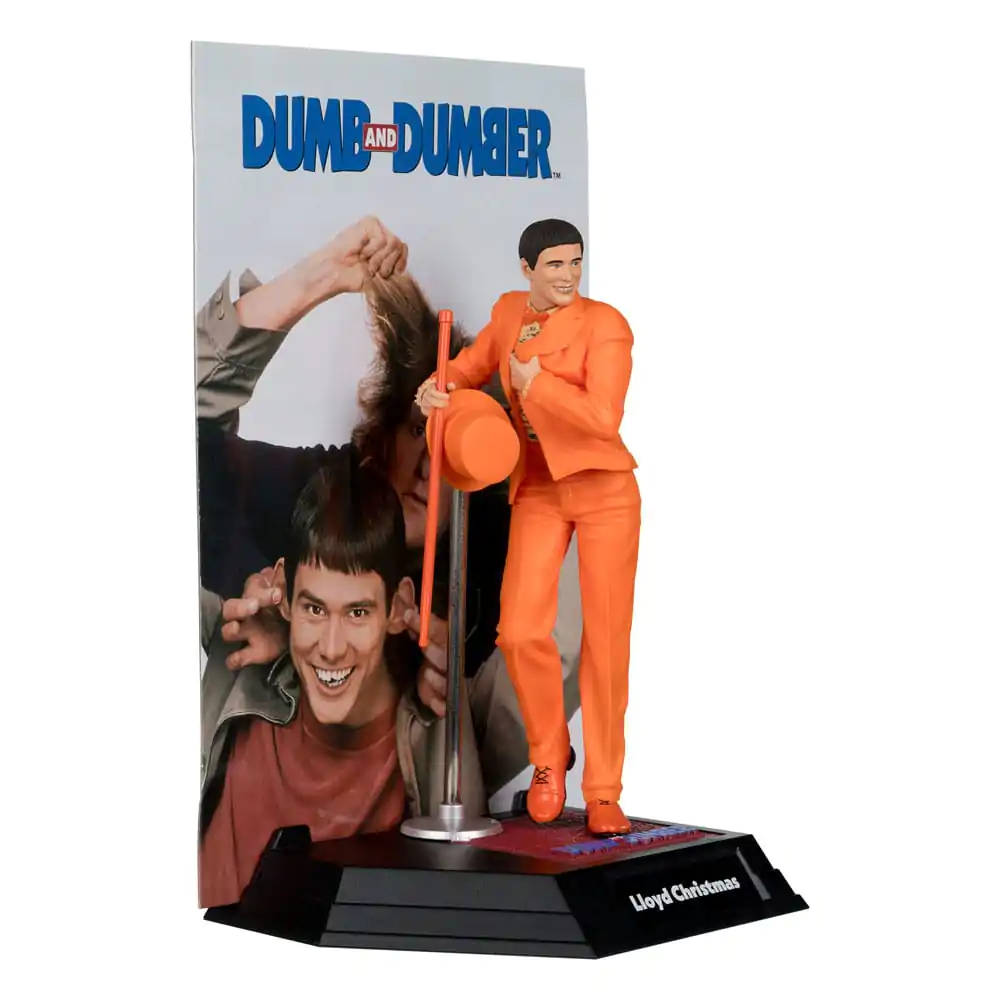 Statuie PVC Dumb and Dumber Movie Maniacs Lloyd Christmas (Gold Label) 15 cm poza produsului