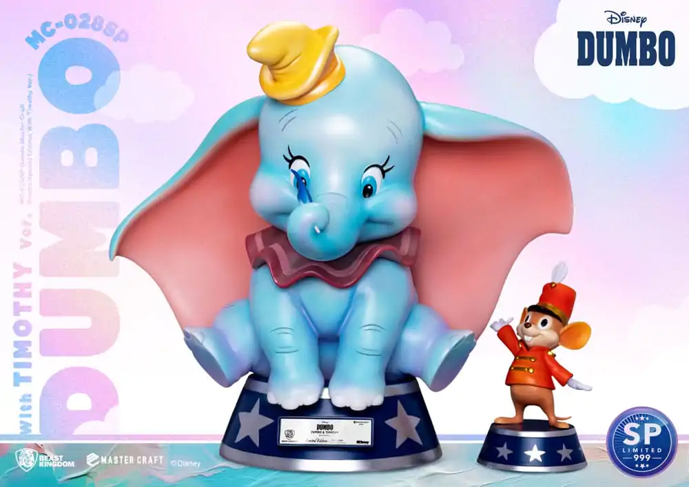 Statuie Dumbo Master Craft Dumbo Ediție Specială (Cu Timothy Version) 32 cm poza produsului