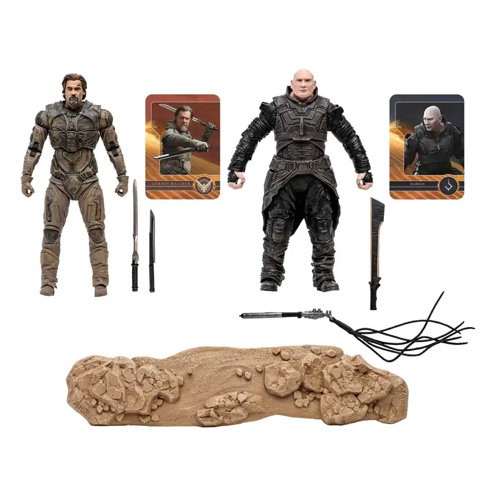 Dune: Part Two Set de 2 figurine de acțiune Gurney Halleck & Rabban 18 cm poza produsului