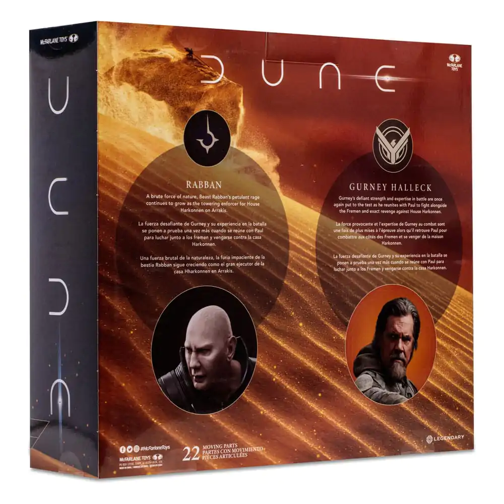 Dune: Part Two Set de 2 figurine de acțiune Gurney Halleck & Rabban 18 cm poza produsului