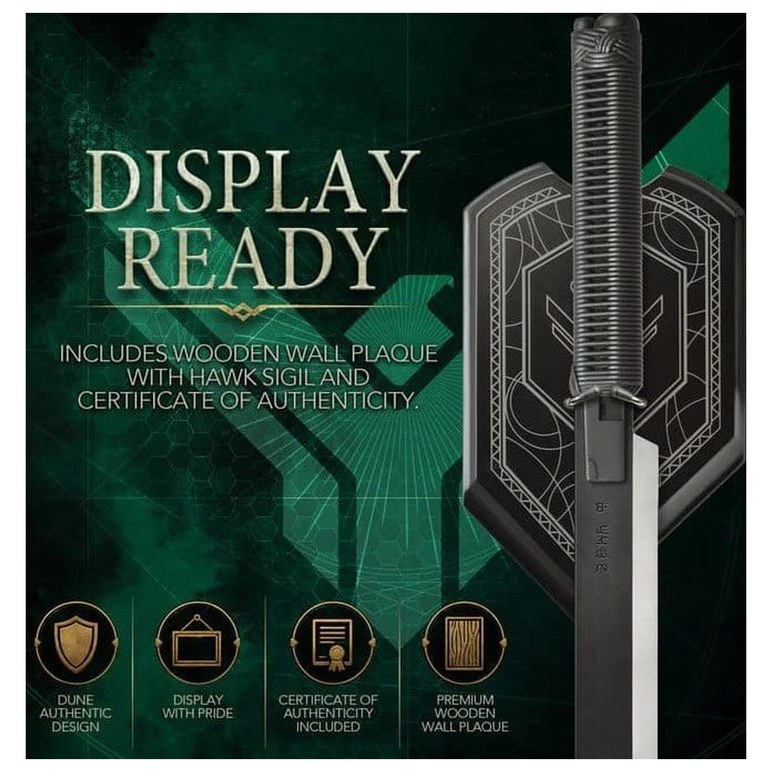 Dune Replica 1/1 Duncan Idaho Shortsword cu Wall Mount 63 centimetri poza produsului