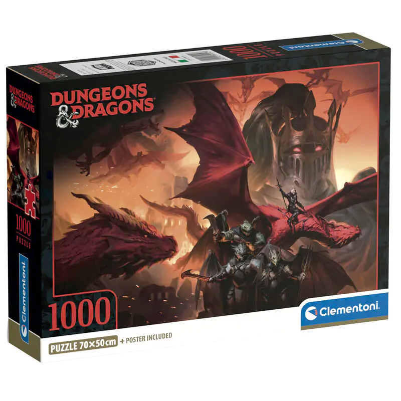 Dungeon & Dragons puzzle 1000 piese poza produsului