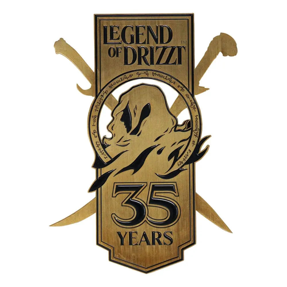 Dungeons & Dragons Metal Card 35th Anniversary Legend of Drizzt Limited Edition poza produsului