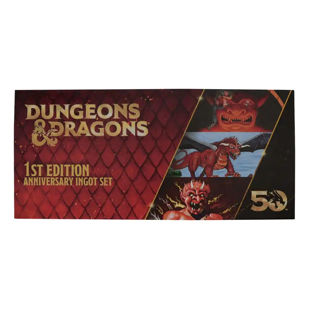 Set lingouri Dungeons & Dragons 50th Anniversary 1st Edition Book Cover poza produsului