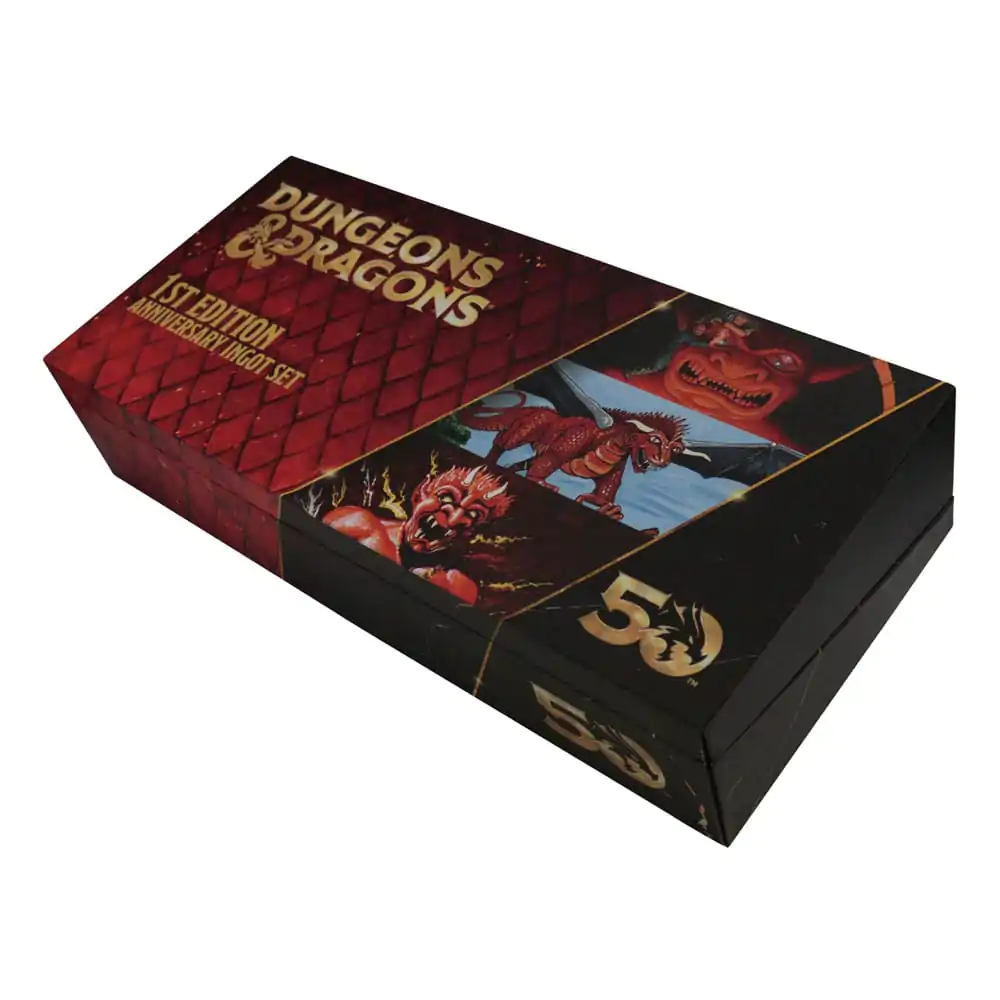 Set lingouri Dungeons & Dragons 50th Anniversary 1st Edition Book Cover poza produsului