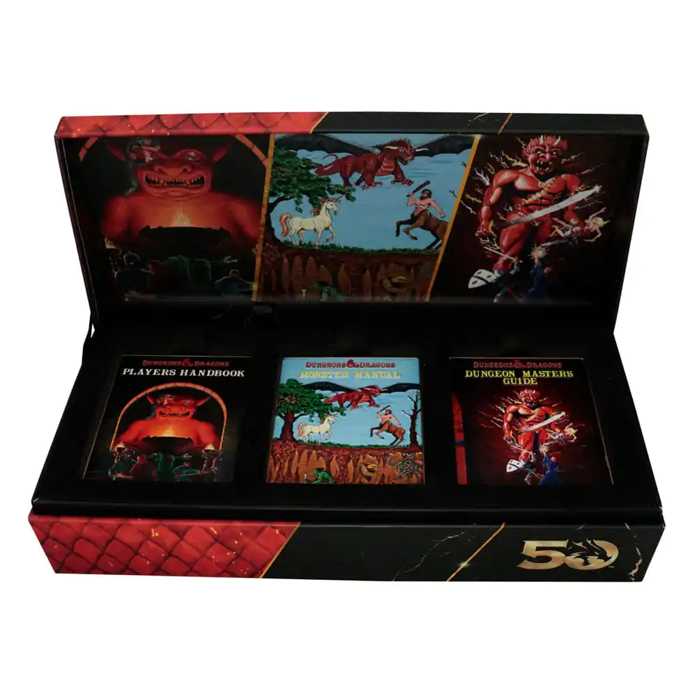 Set lingouri Dungeons & Dragons 50th Anniversary 1st Edition Book Cover poza produsului