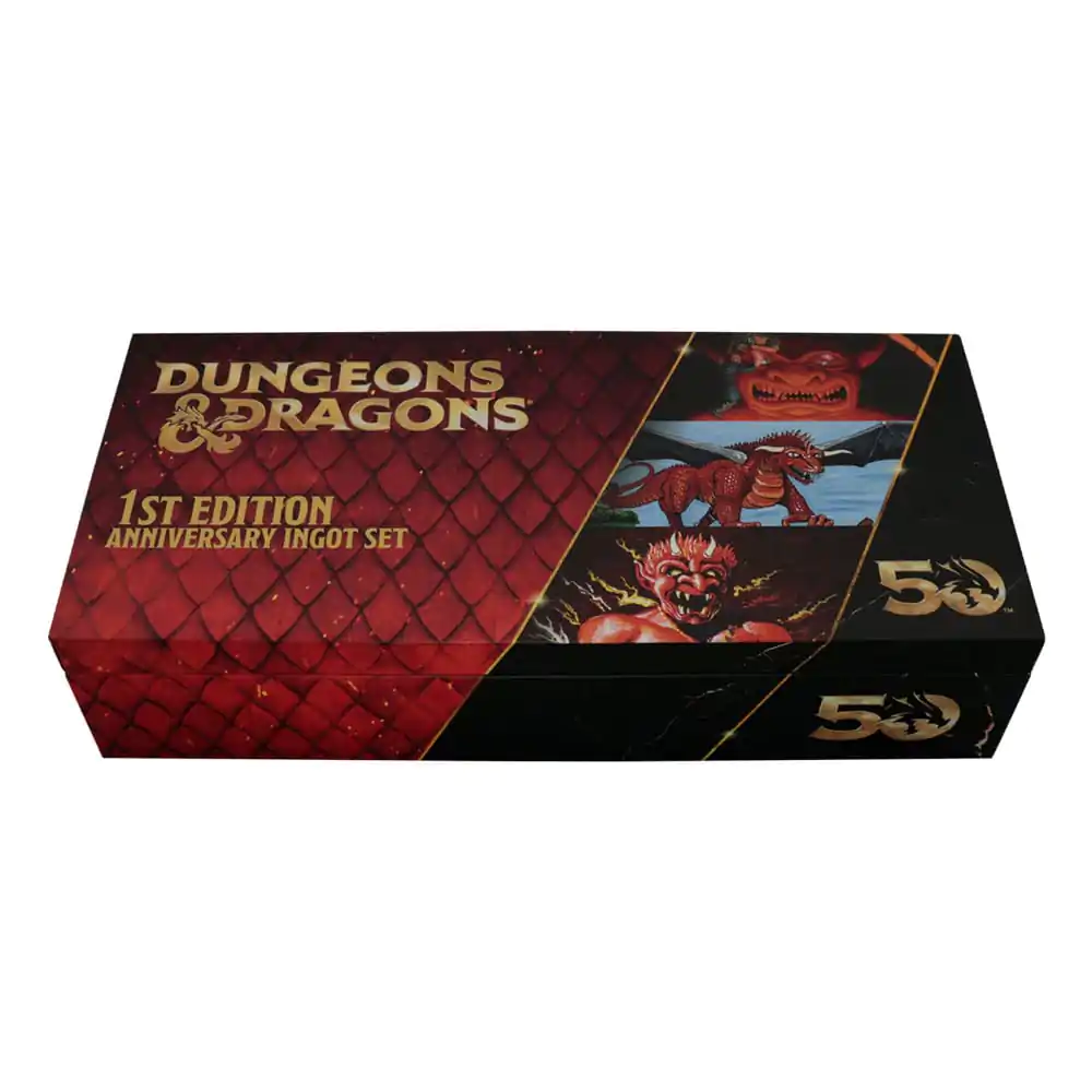 Set lingouri Dungeons & Dragons 50th Anniversary 1st Edition Book Cover poza produsului