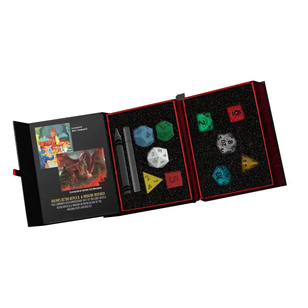Dungeons & Dragons Set de Zaruri Aniversare 50: Atunci & Acum (Holmes Retro Replica & Modern Holmes Inspired) poza produsului
