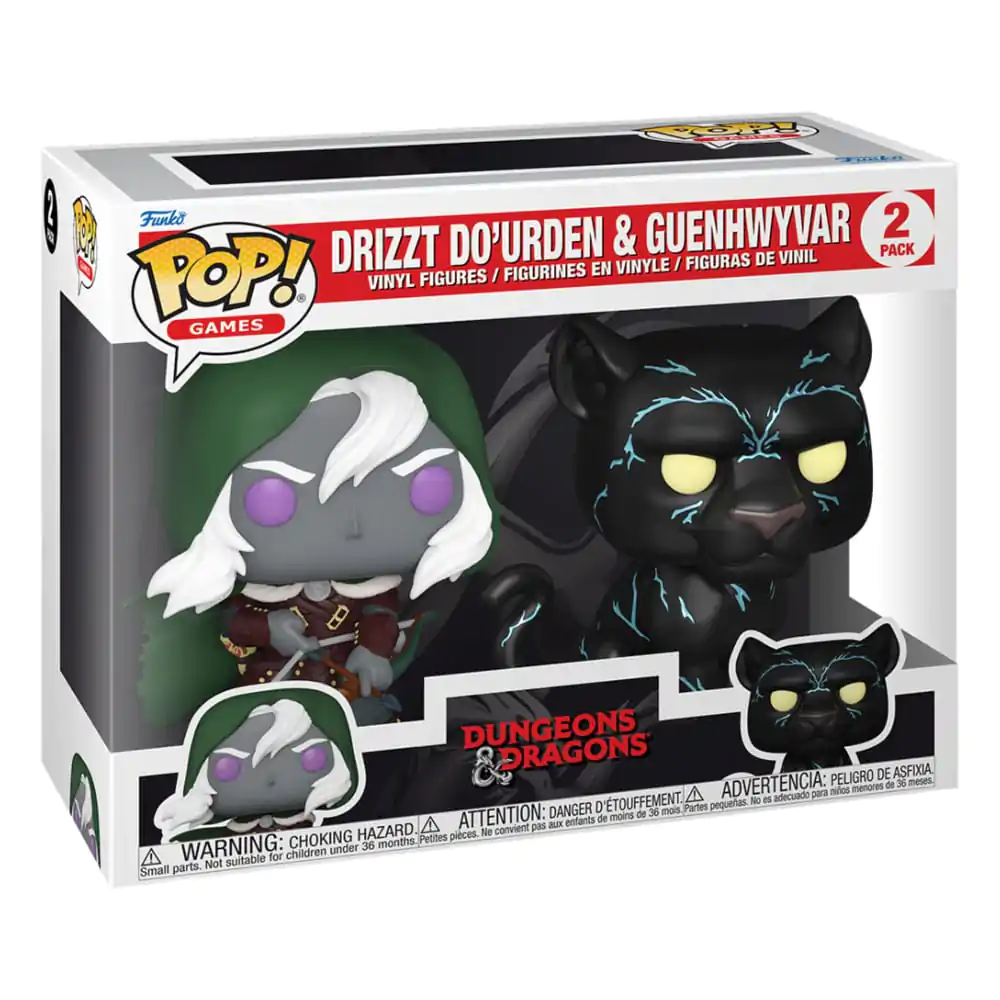 Dungeons & Dragons Funko POP! Movies Figurine Vinil Drizzt & Guenhwyvar 2-Pack 9 cm poza produsului