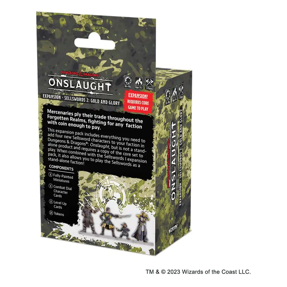 Dungeons & Dragons Game Expansion Onslaught Expansion - Sellswords 2 - Gold and Glory *English Version*Extindere joc Dungeons & Dragons Onslaught Expansion - Sellswords 2 - Gold and Glory *English Version* poza produsului