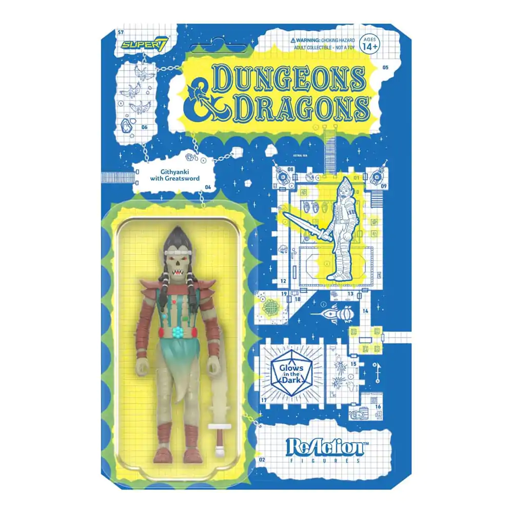 Figurină de acțiune Dungeons & Dragons ReAction Wave 04 Githyanki Glow in the Dark 10 cm poza produsului