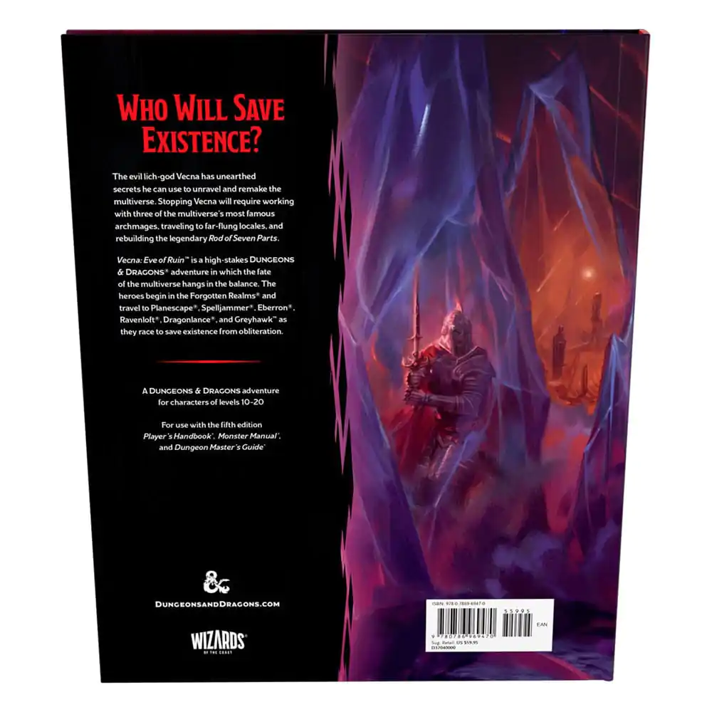 Dungeons & Dragons RPG Adventure Vecna: Eve of Ruin engleză poza produsului