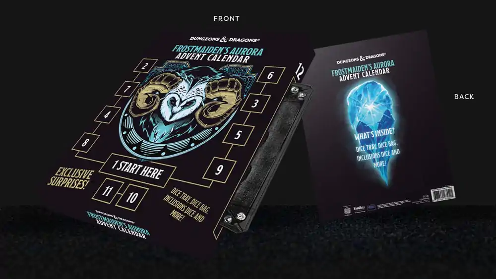 Dungeons and Dragons Calendar Advent Frostmaiden's Aurora Holiday poza produsului