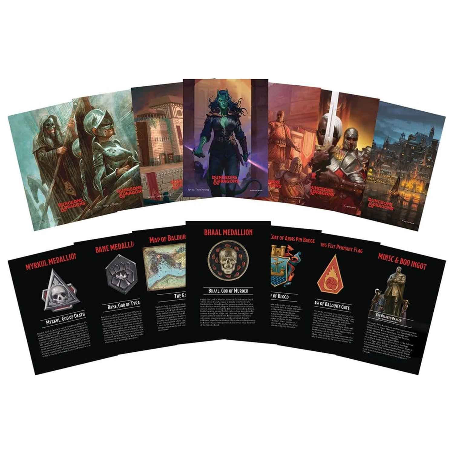 Dungeons & Dragons Set cadou Baldur's Gate Collector's Set Editie Limitata poza produsului