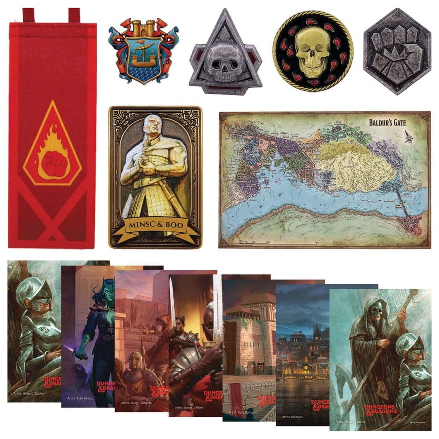 Dungeons & Dragons Set cadou Baldur's Gate Collector's Set Editie Limitata poza produsului