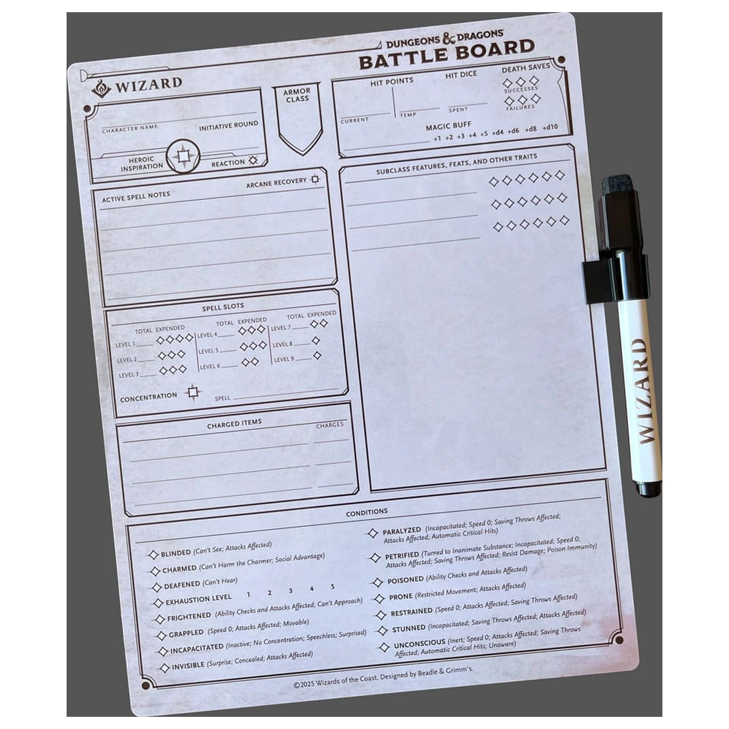 Dungeons & Dragons Battle Board Wizard poza produsului