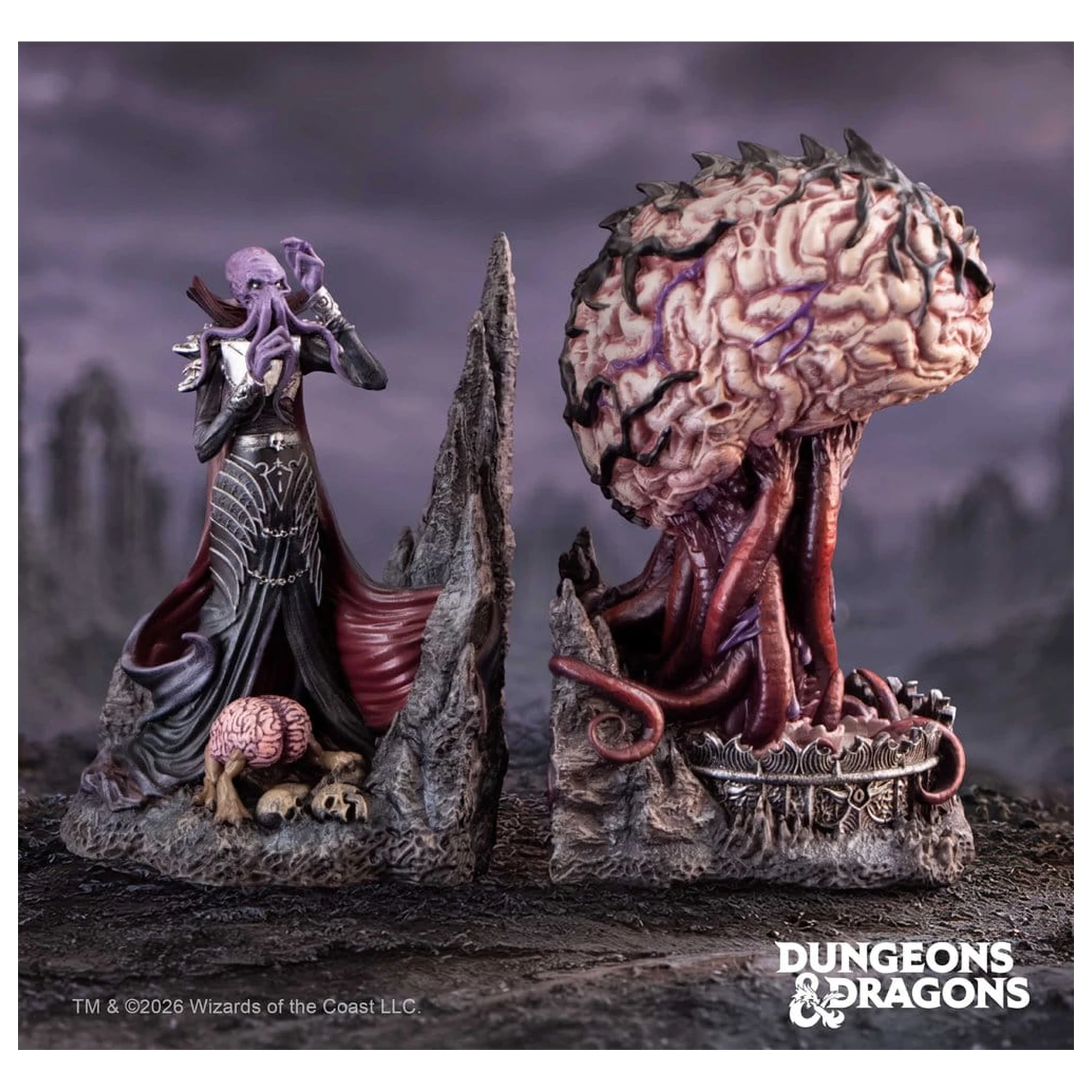 Dungeons & Dragons Bookends Illithid 20 cm poza produsului