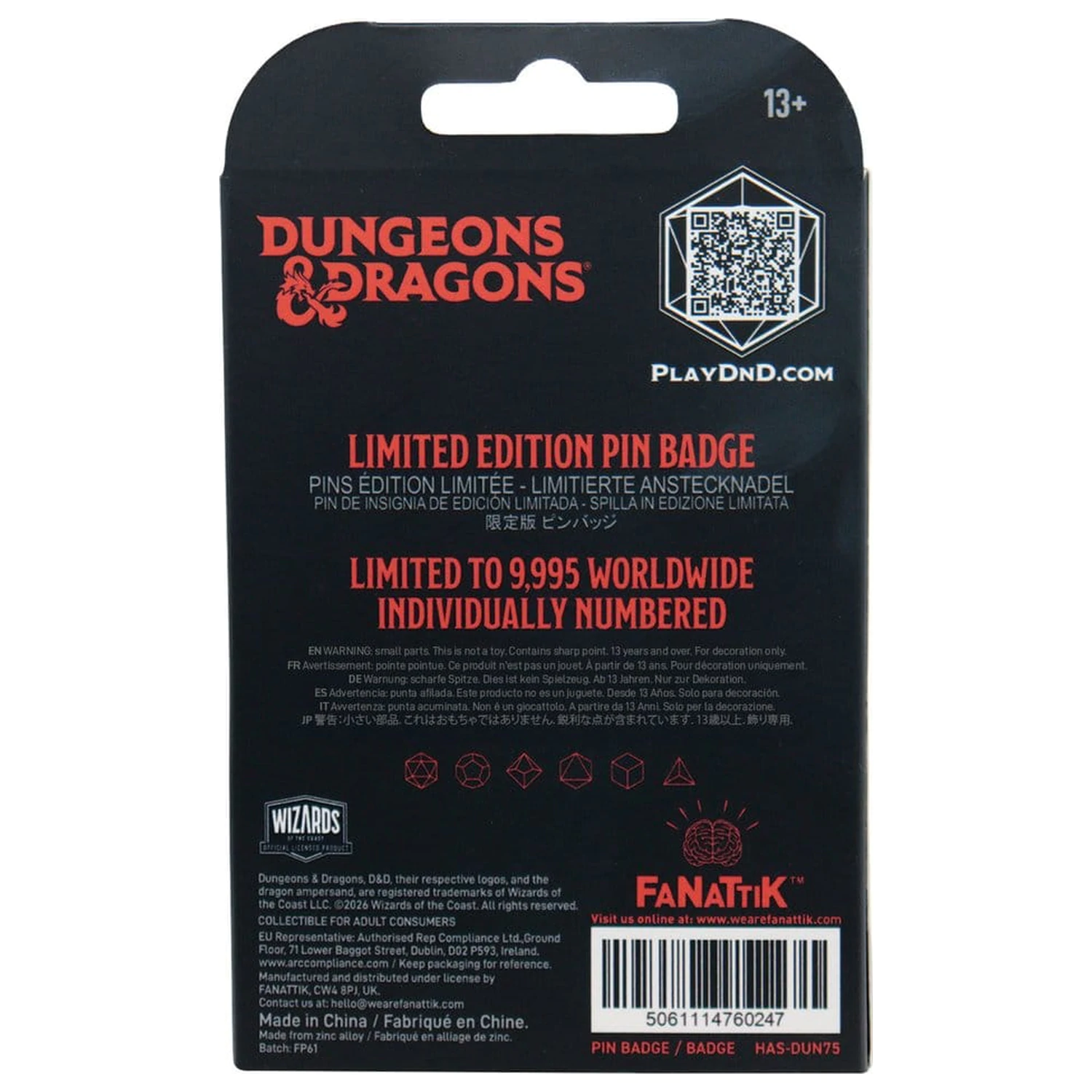 Dungeons & Dragons Pin insigna Beholder Limited Edition poza produsului