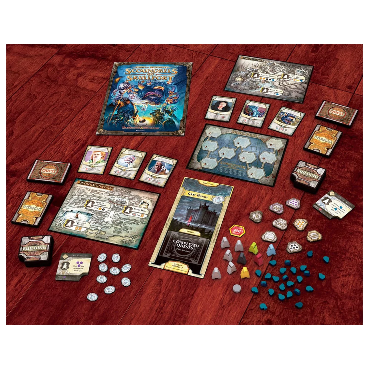 Joc de societate Dungeons & Dragons Lords of Waterdeep: Scoundrels of Skullport Expansion *Versiunea engleza* poza produsului