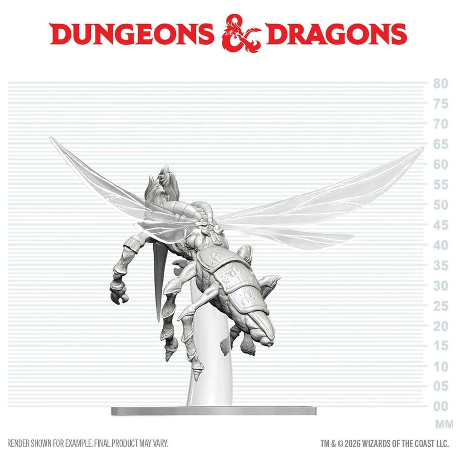 Dungeons & Dragons Nolzur's Marvelous Miniatures Unpainted Miniatura Chasme 17 cm poza produsului