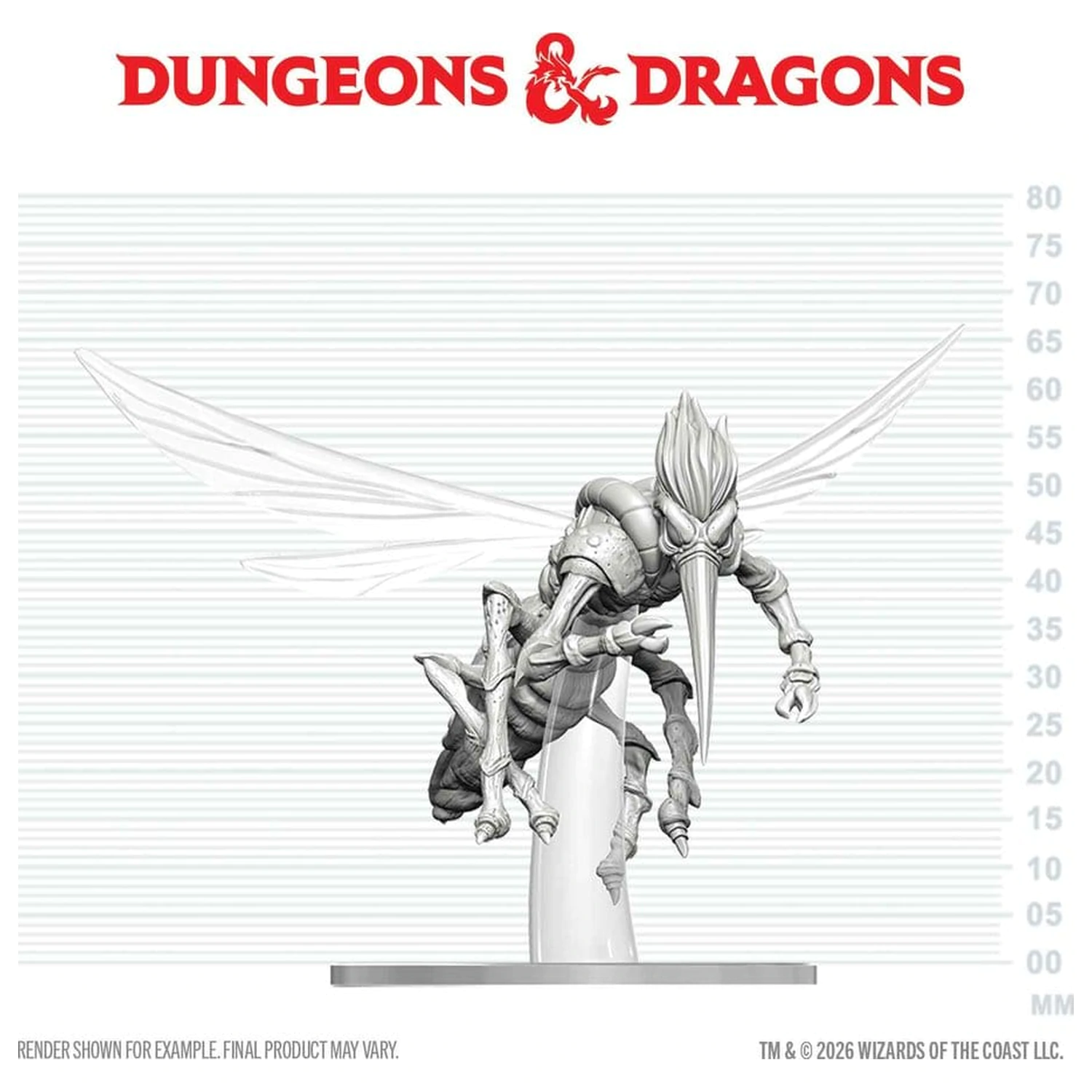 Dungeons & Dragons Nolzur's Marvelous Miniatures Unpainted Miniatura Chasme 17 cm poza produsului