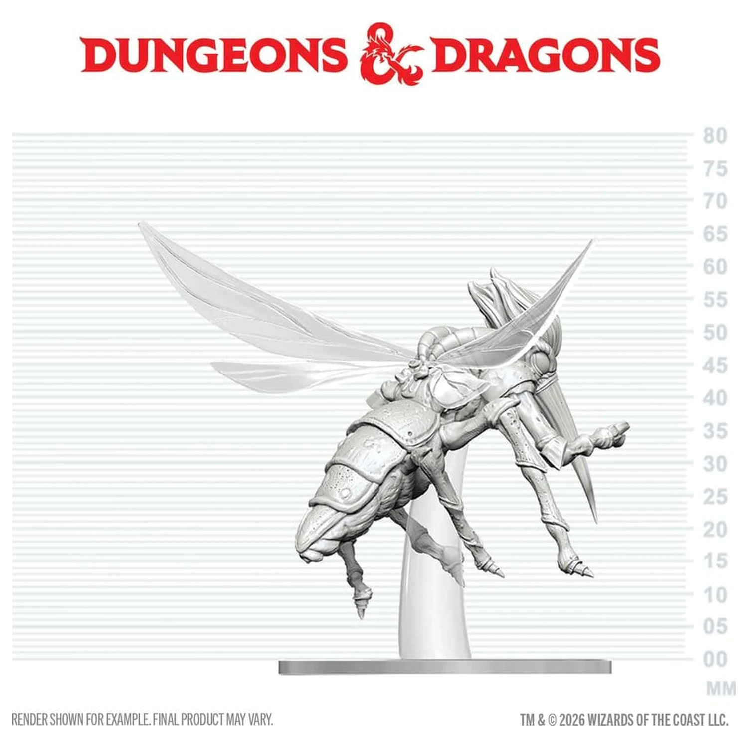 Dungeons & Dragons Nolzur's Marvelous Miniatures Unpainted Miniatura Chasme 17 cm poza produsului
