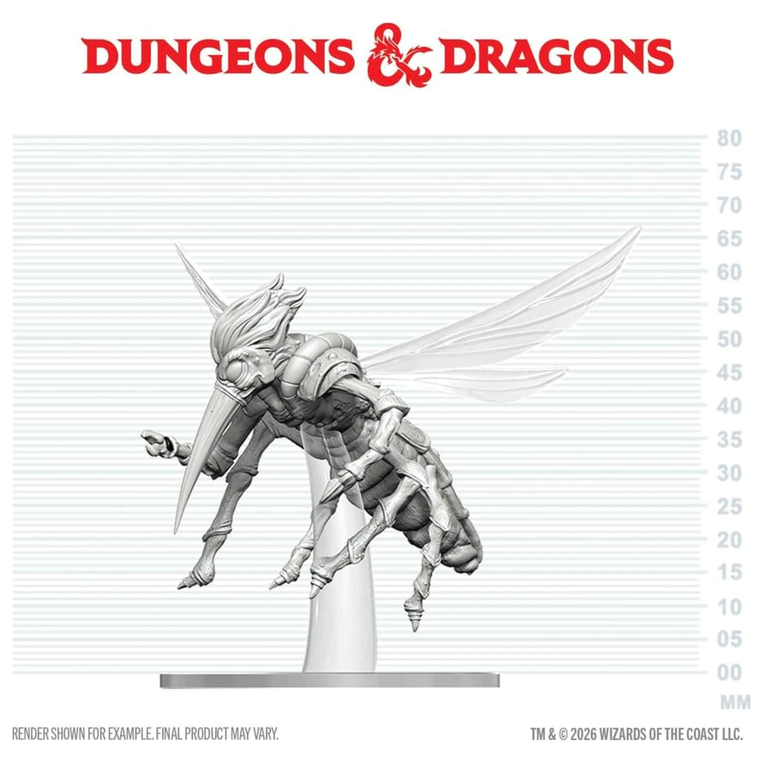 Dungeons & Dragons Nolzur's Marvelous Miniatures Unpainted Miniatura Chasme 17 cm poza produsului