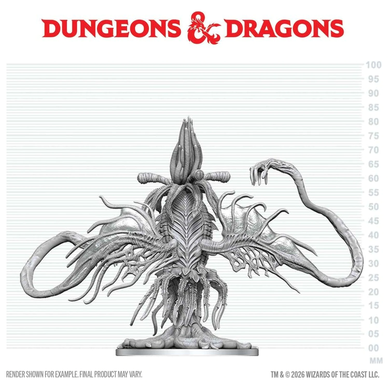 Dungeons & Dragons Nolzur's Marvelous Miniatures Miniatură nevopsită Elder Thing 20 cm poza produsului