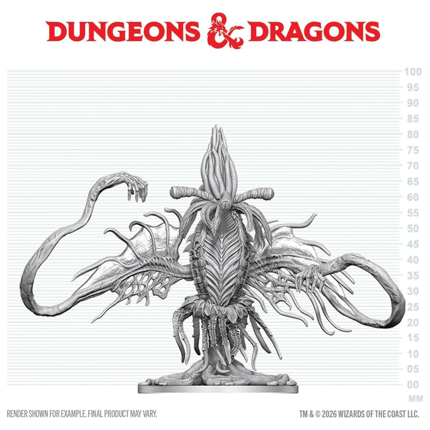 Dungeons & Dragons Nolzur's Marvelous Miniatures Miniatură nevopsită Elder Thing 20 cm poza produsului