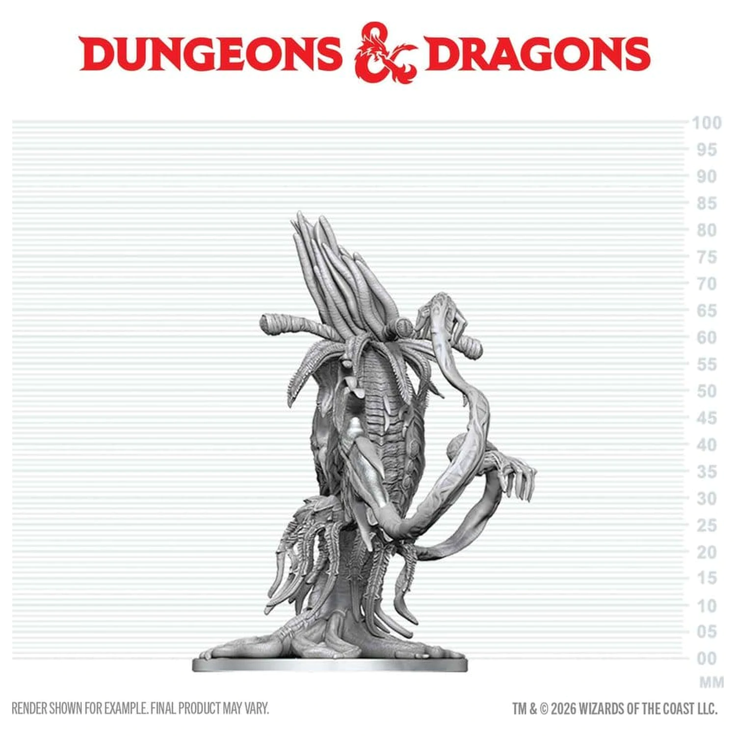 Dungeons & Dragons Nolzur's Marvelous Miniatures Miniatură nevopsită Elder Thing 20 cm poza produsului